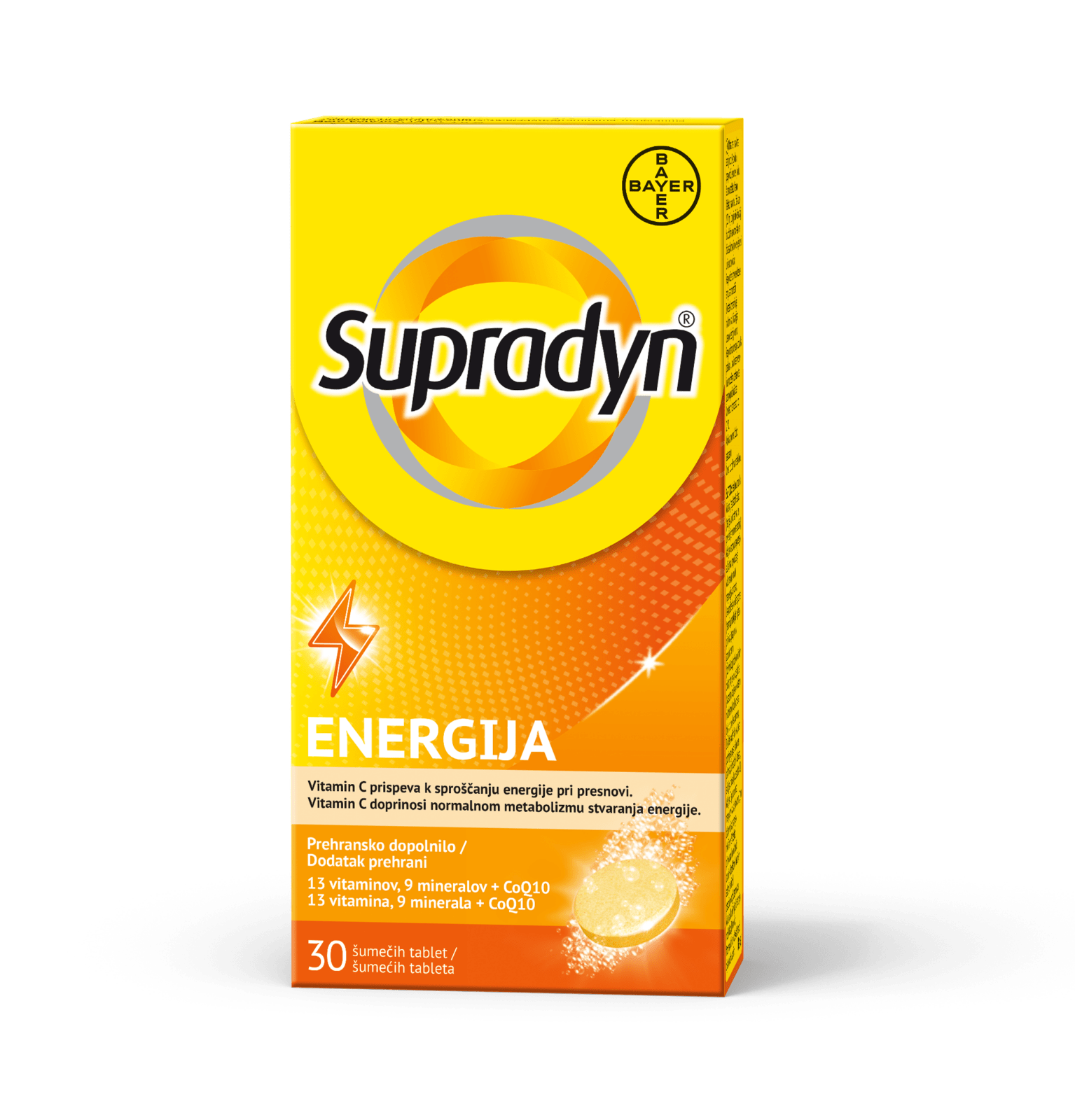 Supradyn Energija Q10, 30 šumečih tablet
