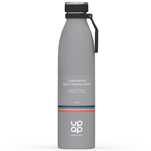 UpAp Hydroactive Thermo Sport steklenica – siva (750 ml)