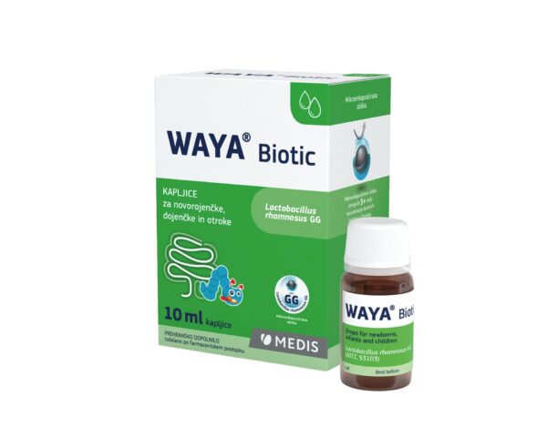 WAYA Biotic kapljice za novorojenčke, dojenčke in otroke, 10 ml