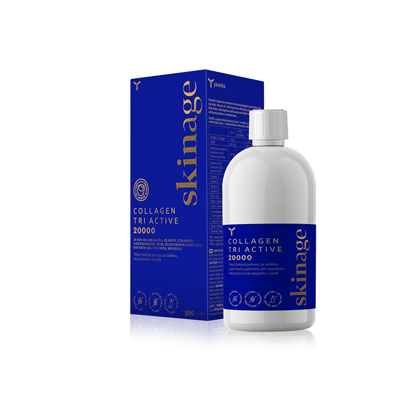 Yasenka Skinage Collagen Tri Active 20.000 tekočina, 500 ml