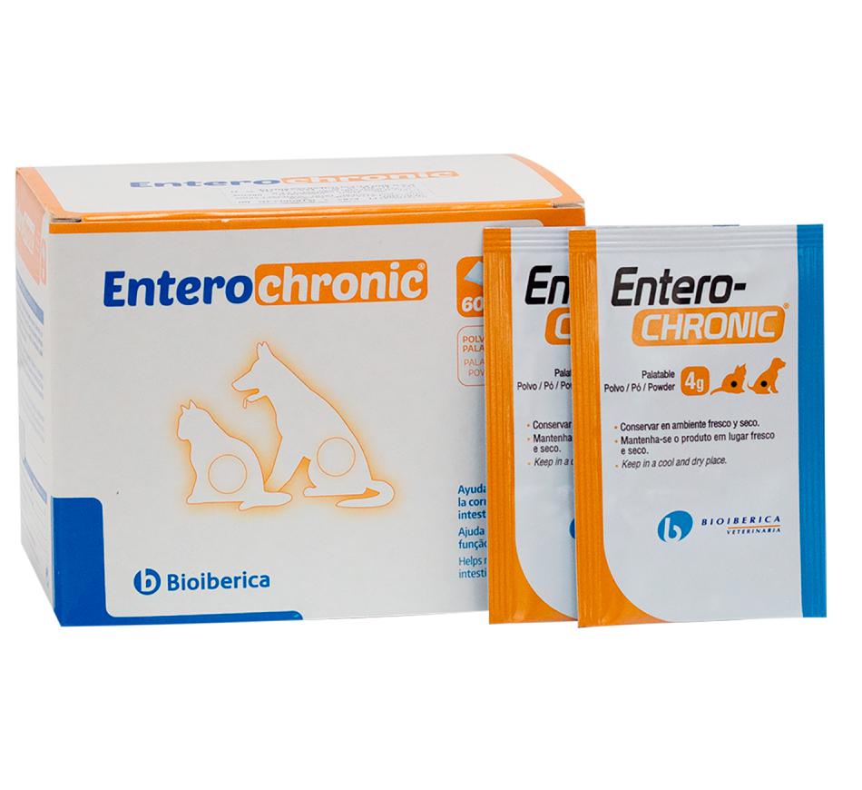 Entero-Chronic vrečke za pse in mačke, 60 vrečk x 4 g
