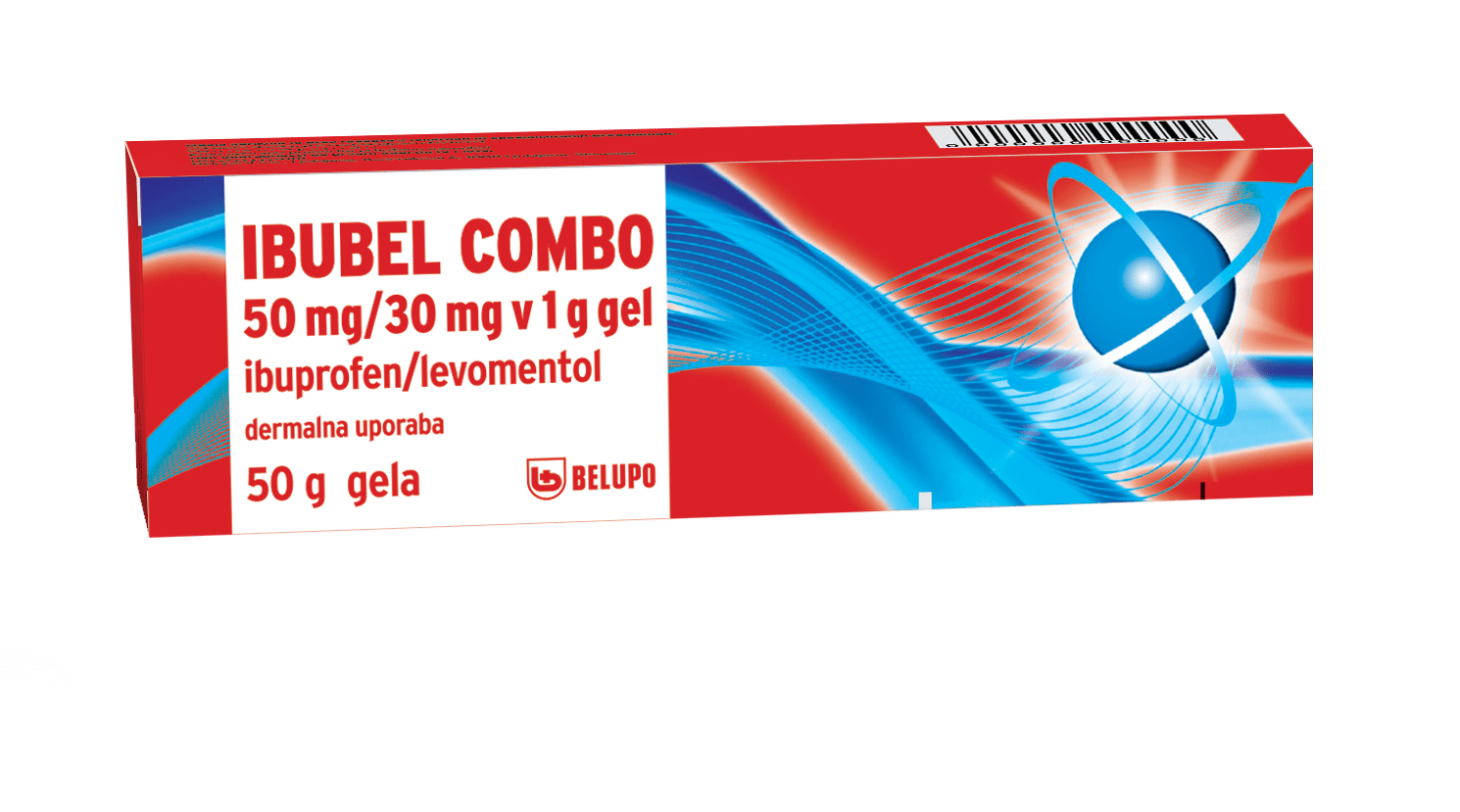 Ibubel COMBO 50 mg/30 mg v 1 g gel, 50 g