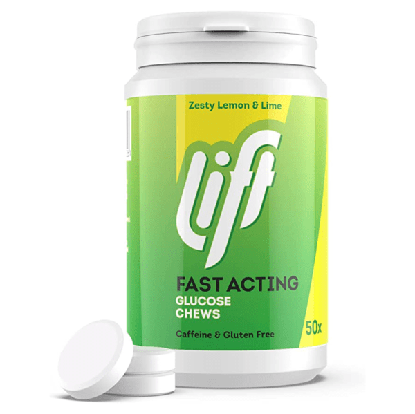 Lift Fast Acting glukozne tablete LIMONA in LIMETA, 50 tablet po 4 g