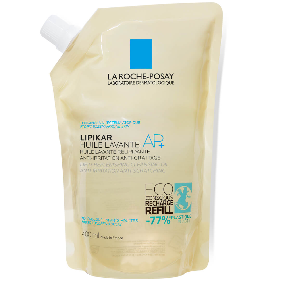 LRP Lipikar Huile Lavante AP+ olje za umivanje suhe kože refill, 400 ml