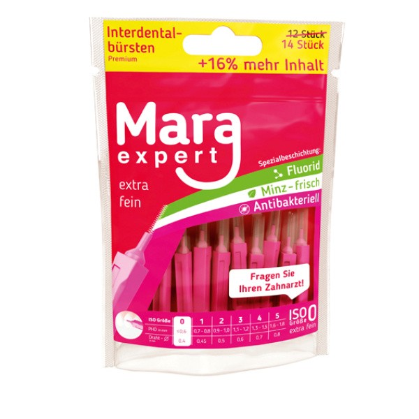 Mara Expert Premium Interdentalna ščetka (velikost ISO 0), 14 ščetk