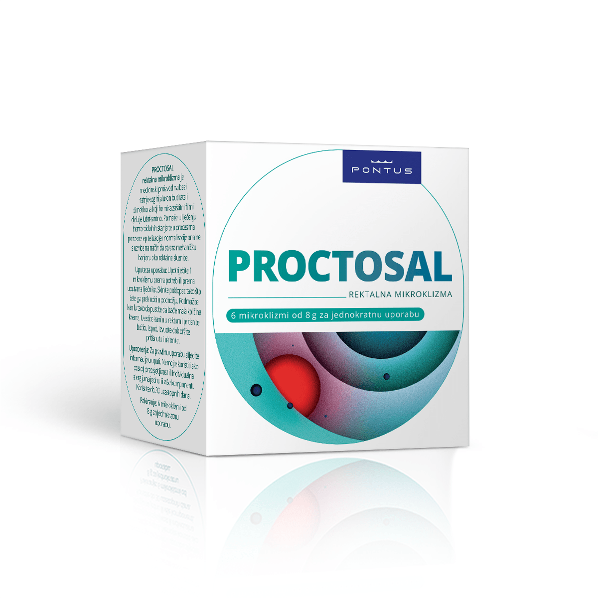 Proctosal rektalna mikroklizma, 6 x 8 g