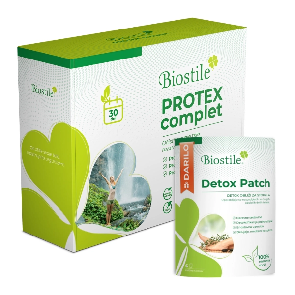 Biostile Paket Protex komplet + darilo Detox obliži