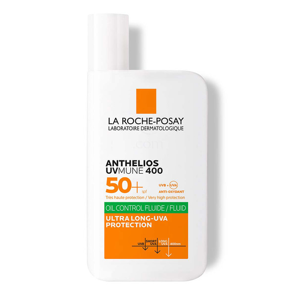 LRP Anthelios UVMUNE 400 fluid za mastno kožo ZF50+, 50 ml