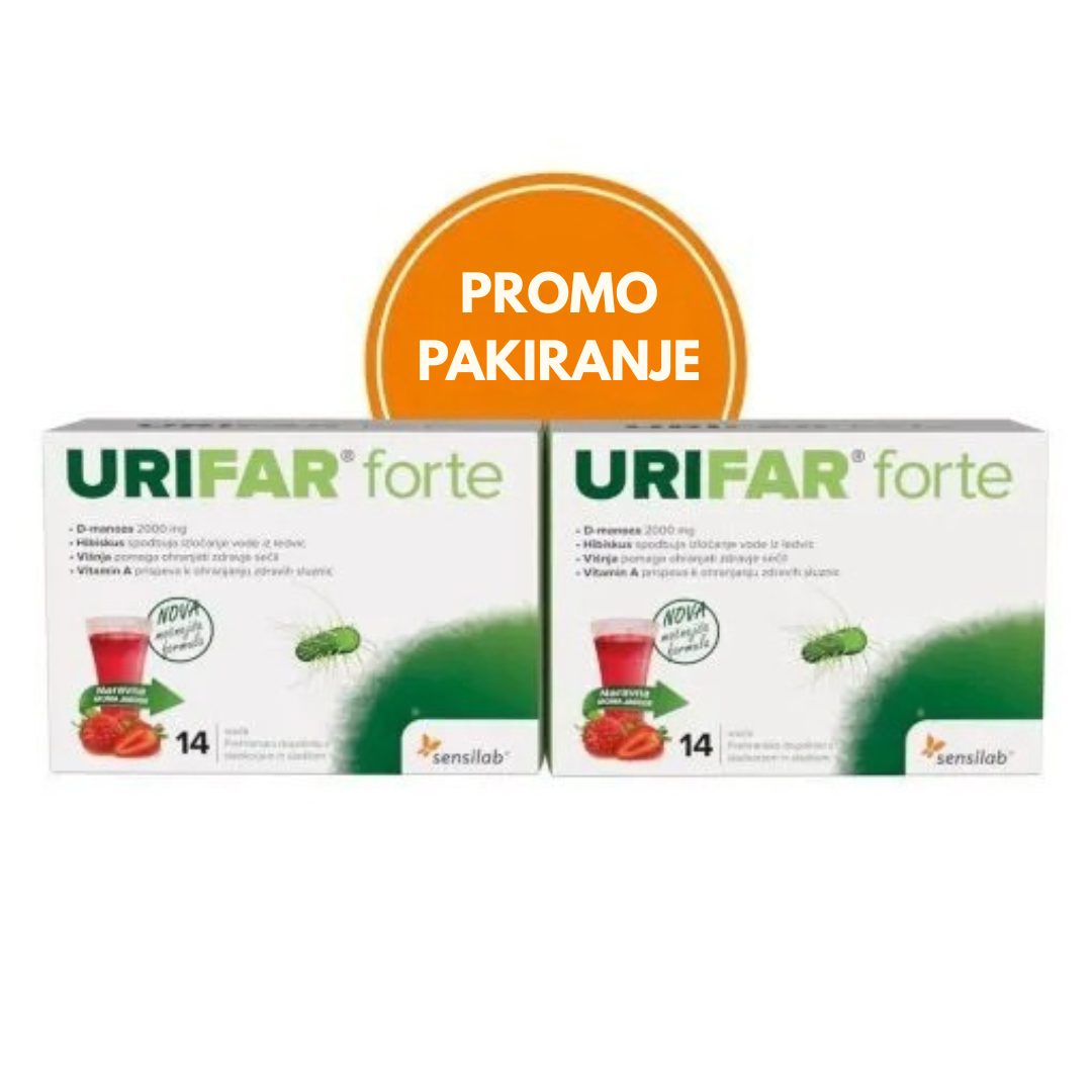 Sensilab Urifar Forte vrečke paket: 2 x 14 vrečk