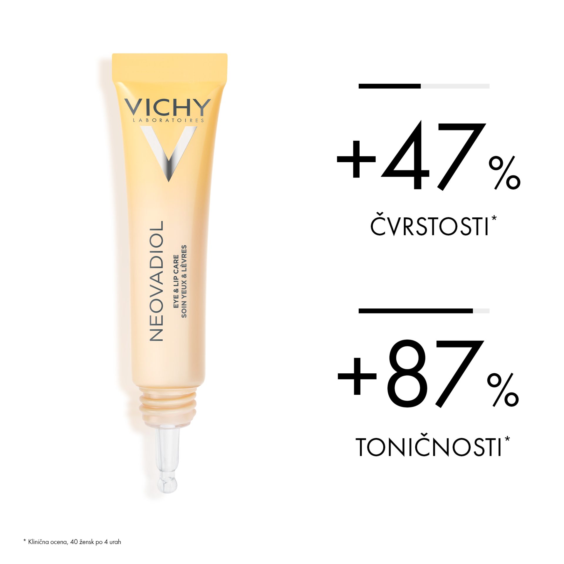 Vichy Neovadiol Multikorektivna nega za področje okoli oči in ustnic, 15 ml