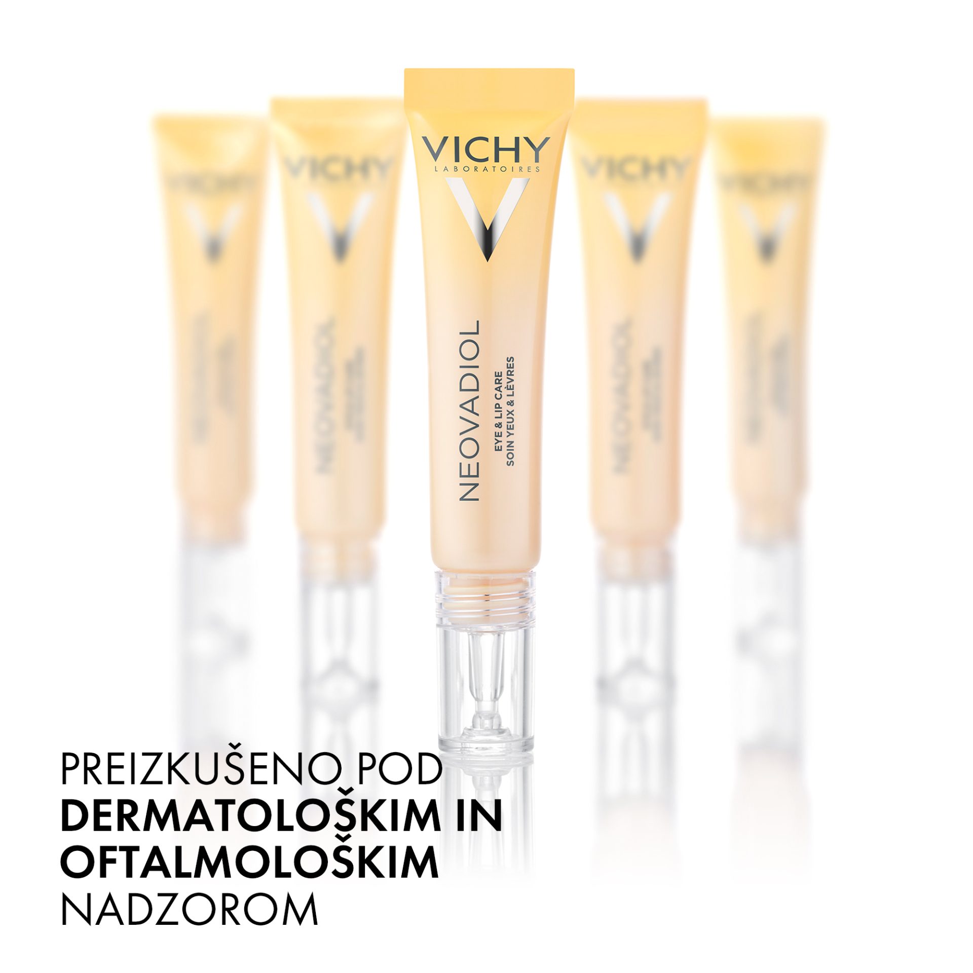 Vichy Neovadiol Multikorektivna nega za področje okoli oči in ustnic, 15 ml