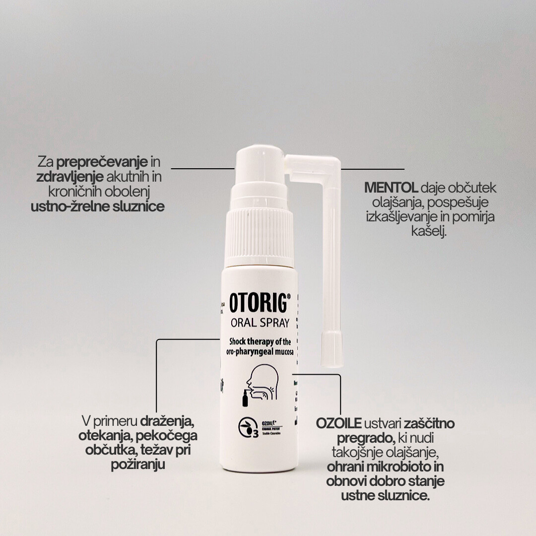 Otorig Oral pršilo za usta, 20 ml