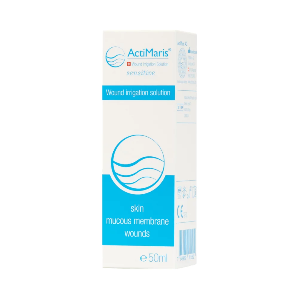 ActiMaris sensitiv raztopina za izpiranje ran, 50 ml