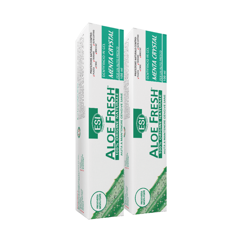 Esi Aloe Fresh zobna pasta za svež dah – paket (2 x 100 ml)
