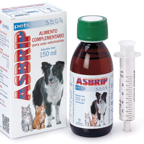 Asbrip Pets sirup za pse in mačke, 150 ml