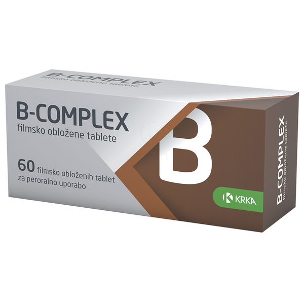 B-complex filmsko obložene tablete, 60 tablet