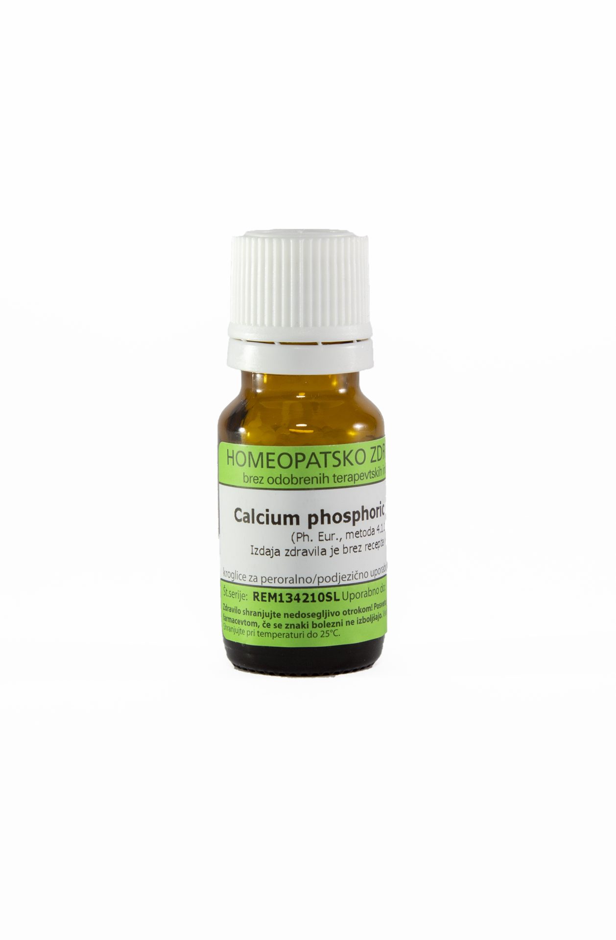 Calcium phosphoricum C15 homeopatske kroglice, 1 g