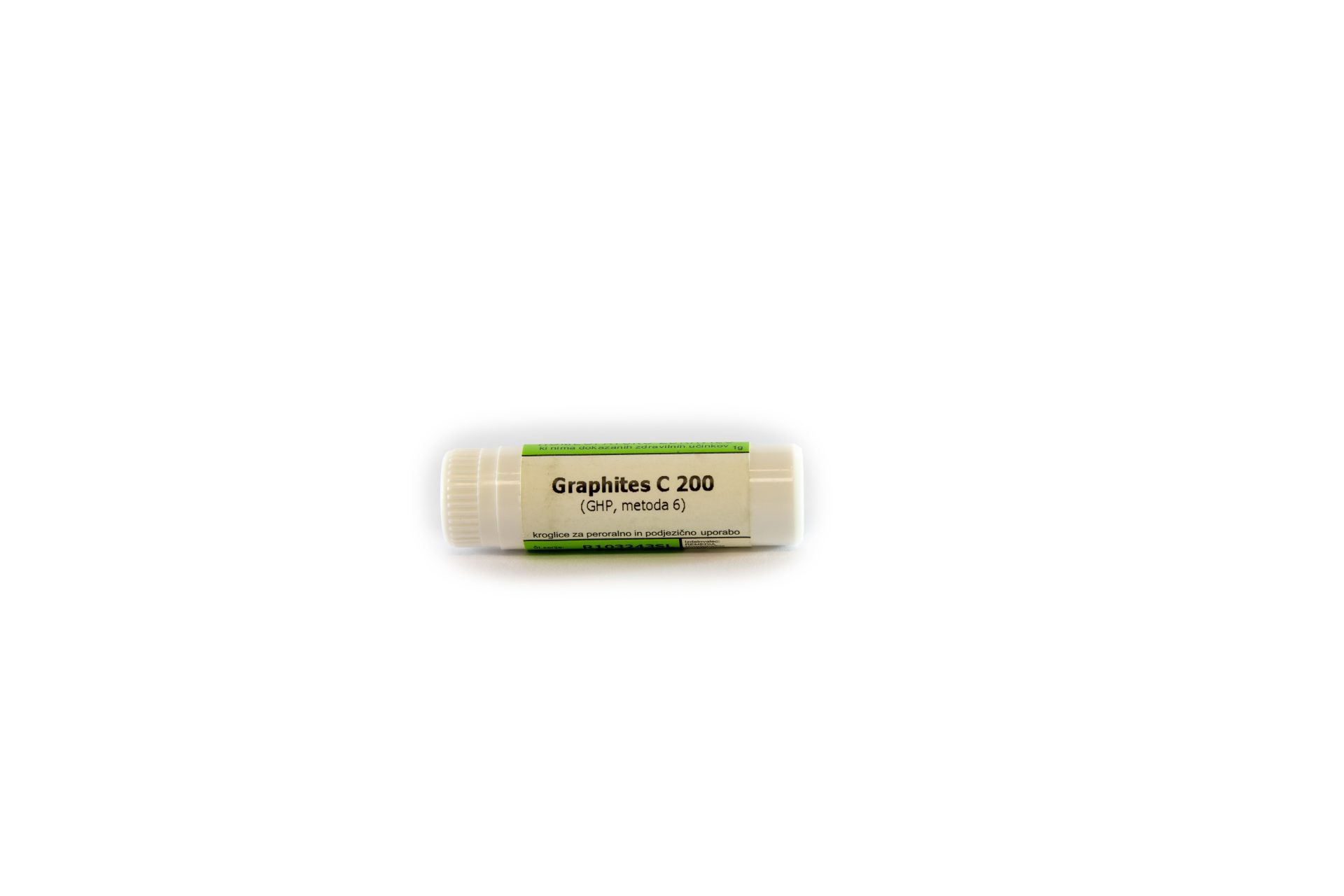 Graphites C200 homeopatske kroglice, 1 g