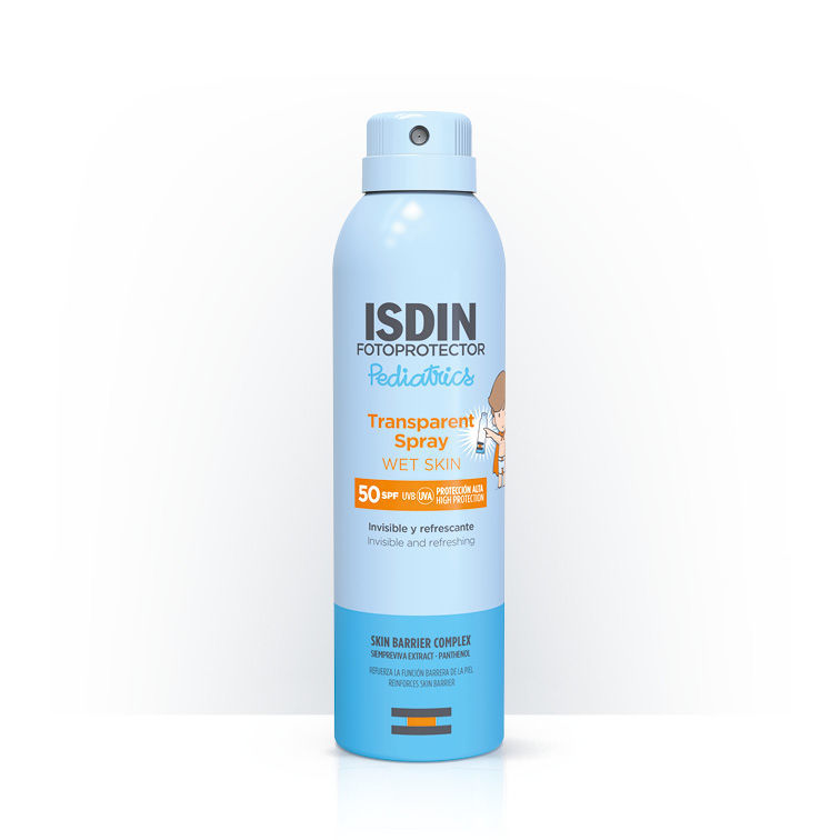 ISDIN Fotoprotector Pediatrics Transparent Spray Wet Skin prozoren sprej za telo ZF 50, 250 ml