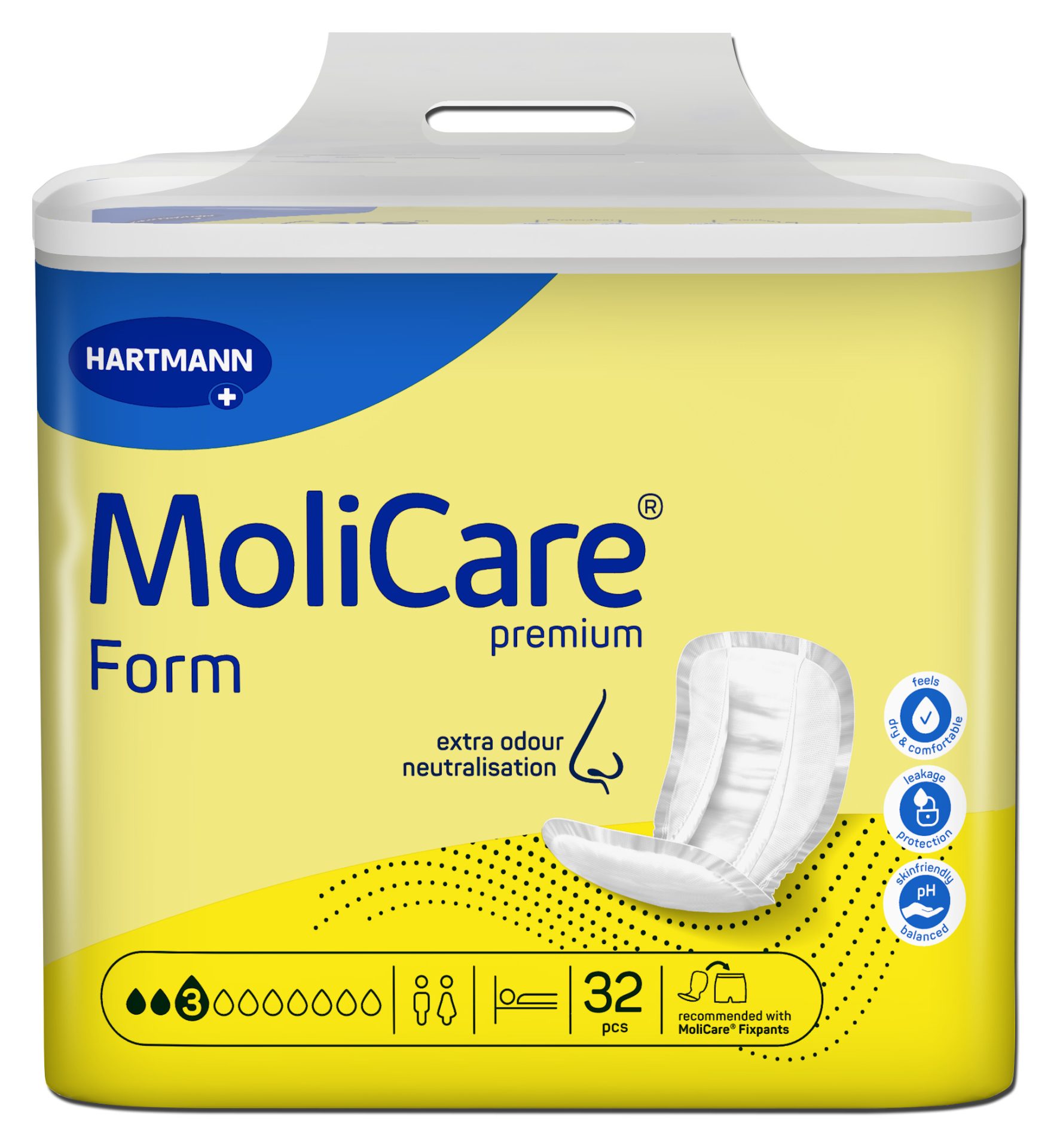 MoliCare Premium Form predloge 3 kapljice, 32 predlog