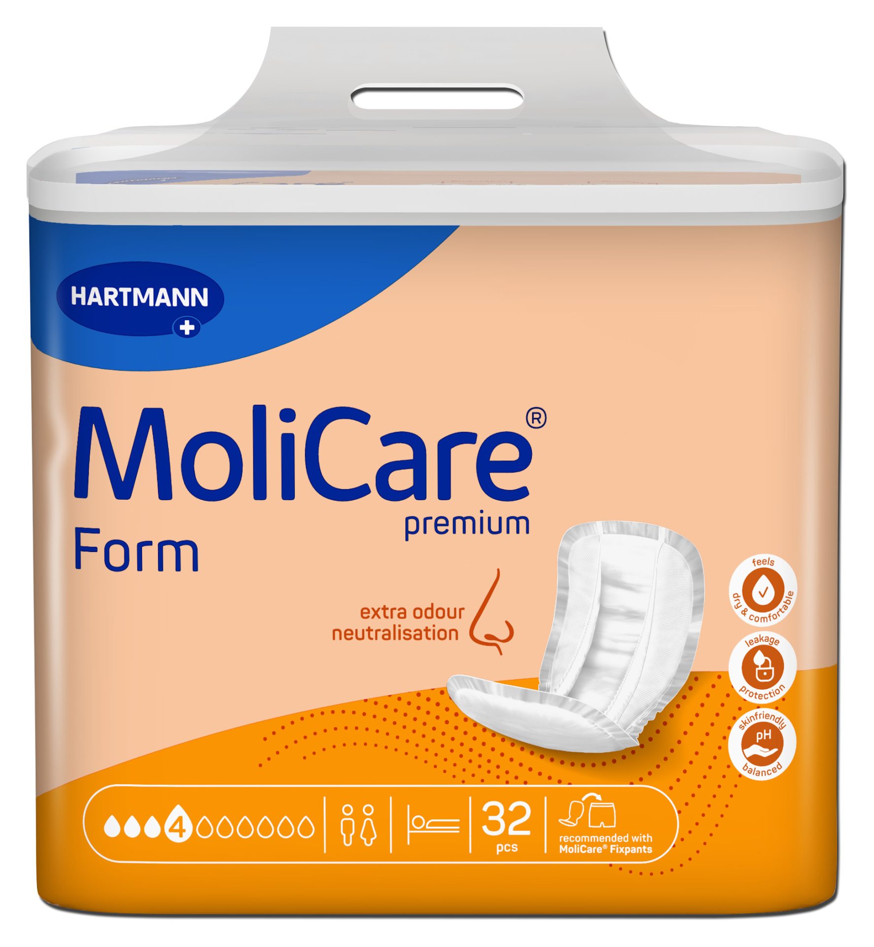 MoliCare Premium Form predloge 4 kapljice, 32 predlog