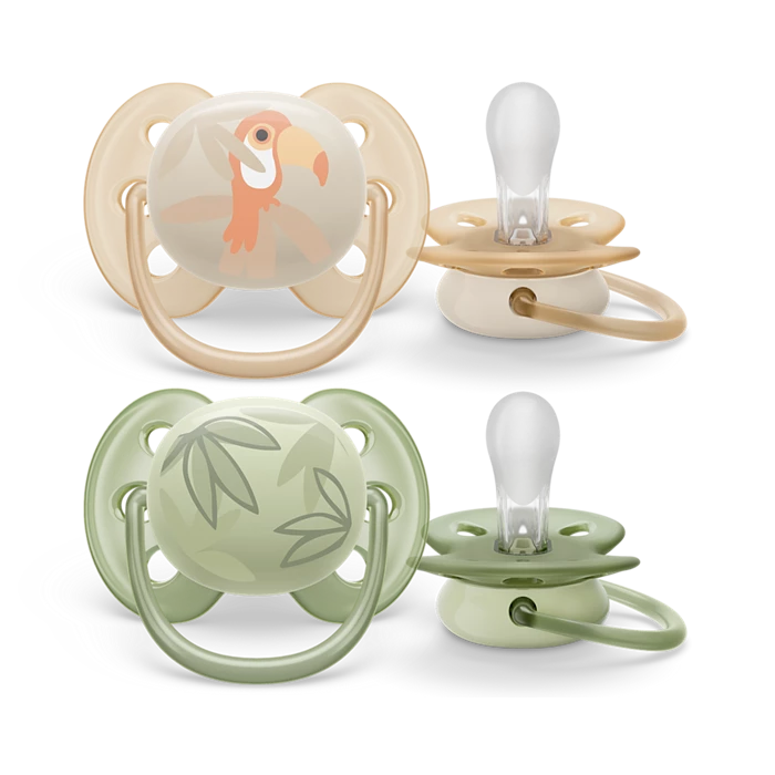 Philips Avent ultra soft duda (0 – 6 mesecev), 2 dudi