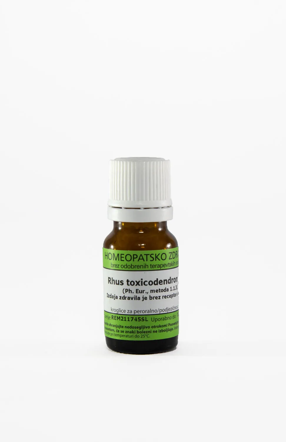 Rhus toxicodendron C200 homeopatske kroglice, 1 g