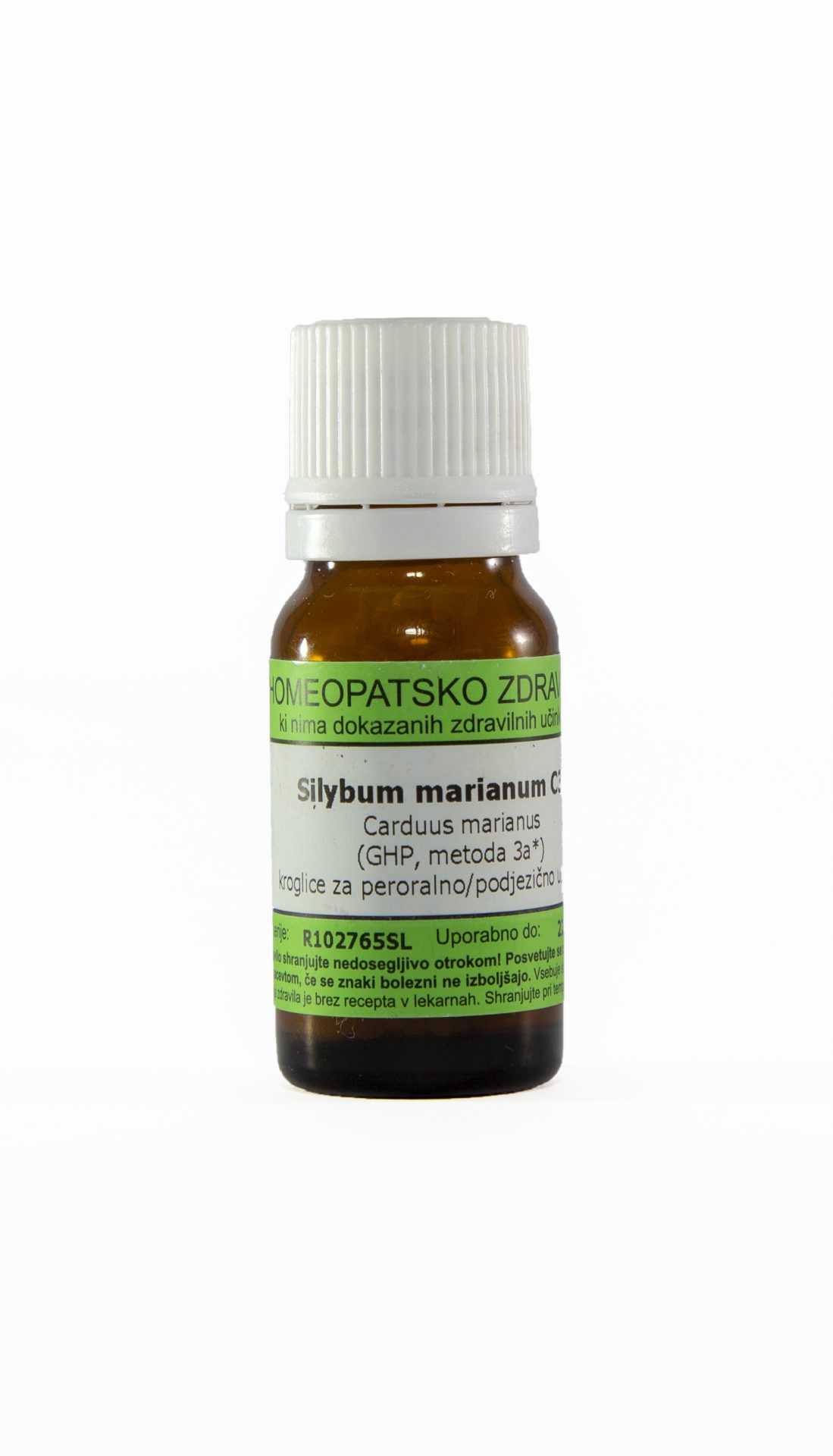 Silybum marianum homeopatske kroglice C12, 10 g