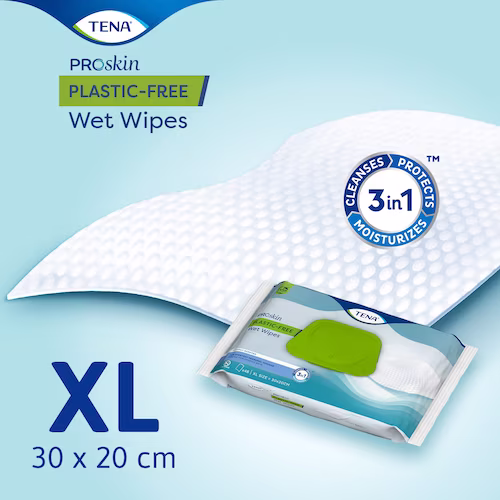 Tena Proskin Wet Wipes vlažne krpice (30 x 20 cm), 48 krpic