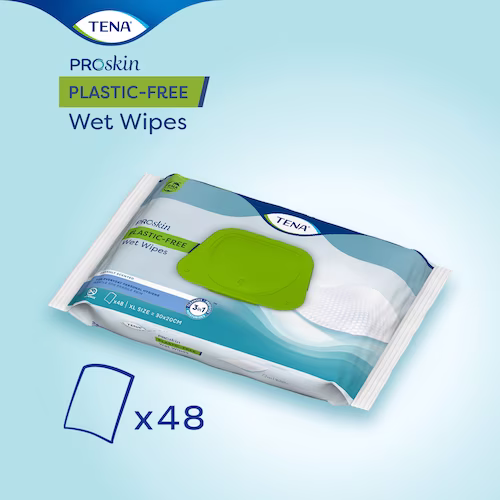 Tena Proskin Wet Wipes vlažne krpice (30 x 20 cm), 48 krpic