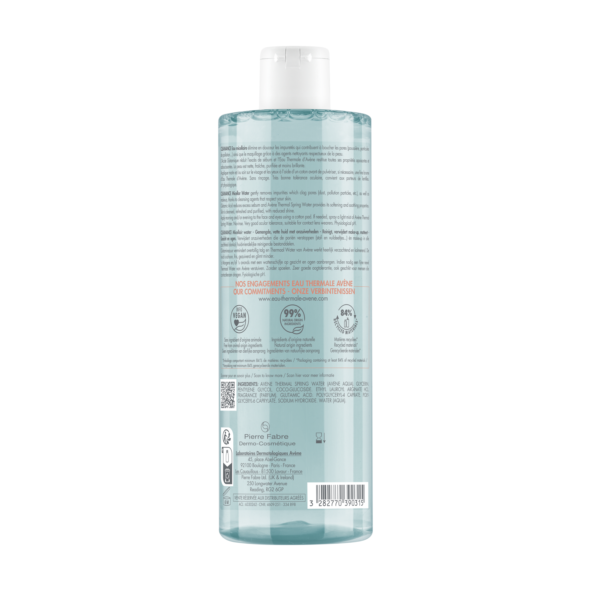 Avène Cleanance micelarna voda, 400 ml