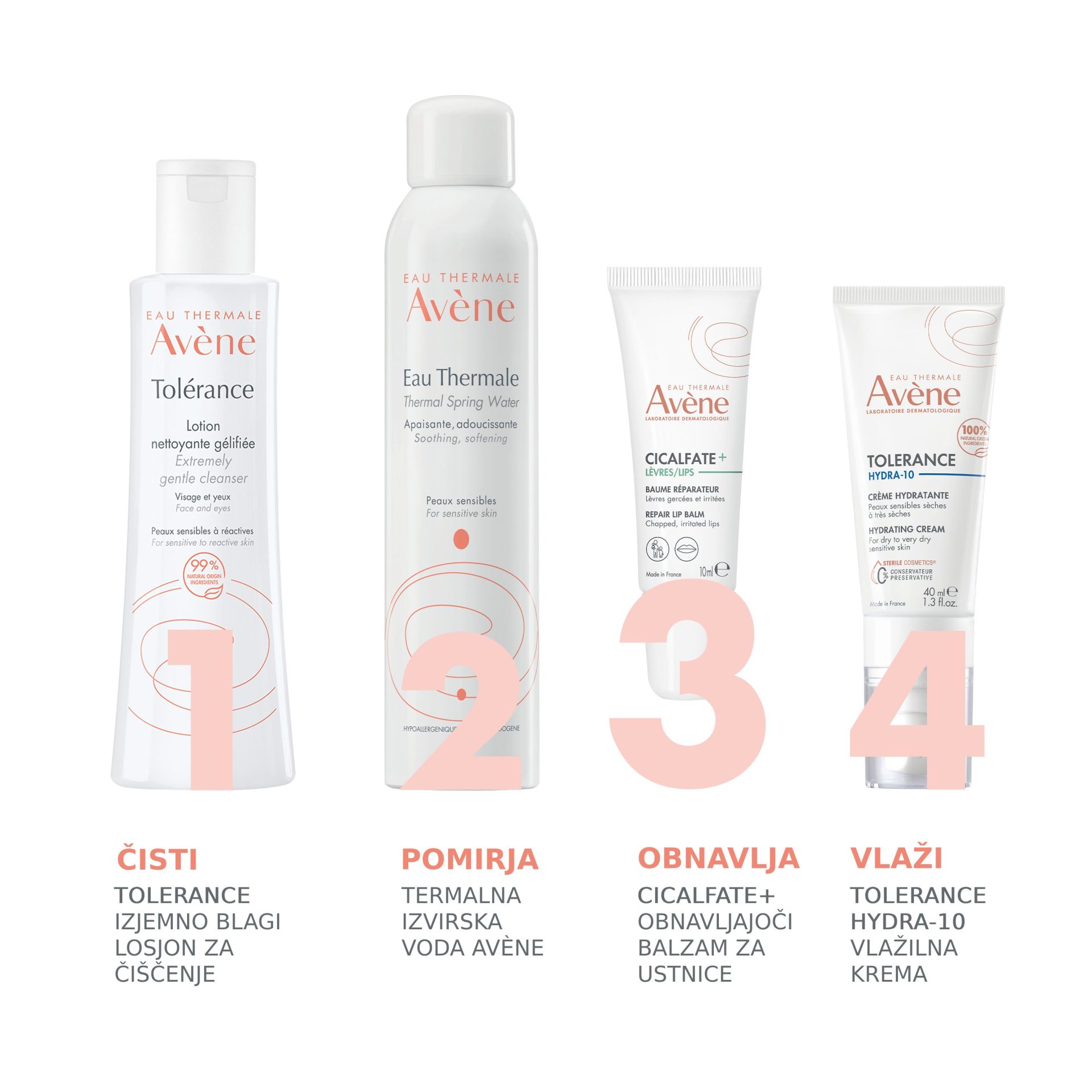 Avène Cicalfate+ obnavljajoči balzam za ustnice, 10 ml