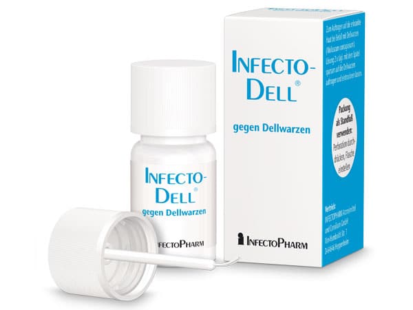 Infectodell 5% raztopina kalijevega hidroksida, 2 ml