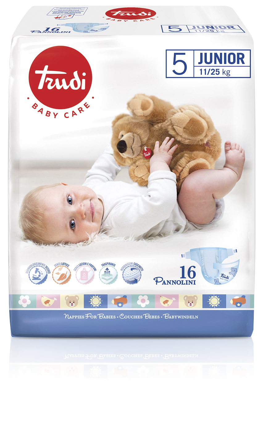 Trudi Baby Care plenice Junior (11-25 kg), 16 plenic