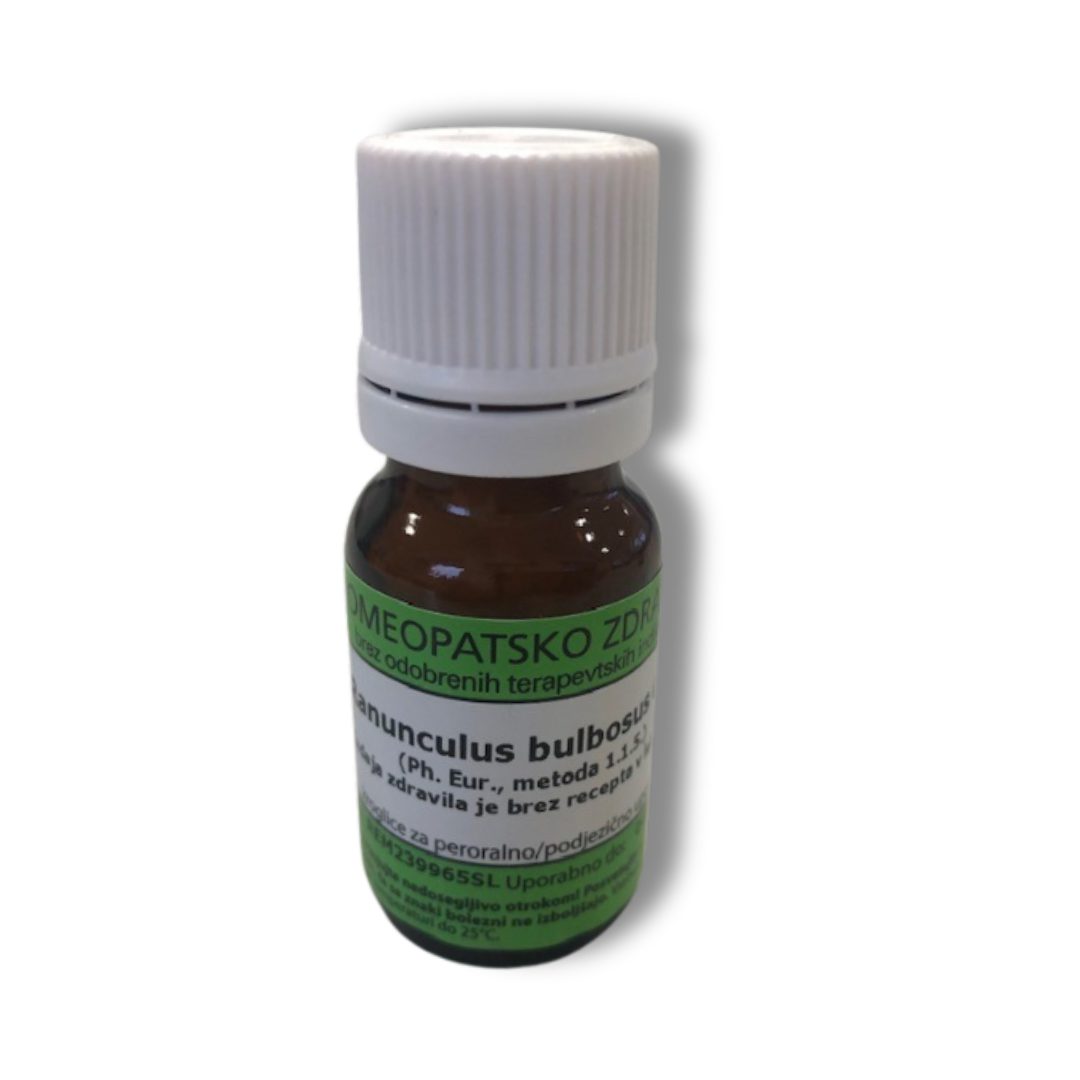 Ranunculus bulbosus homeopatske kroglice C12, 10 g