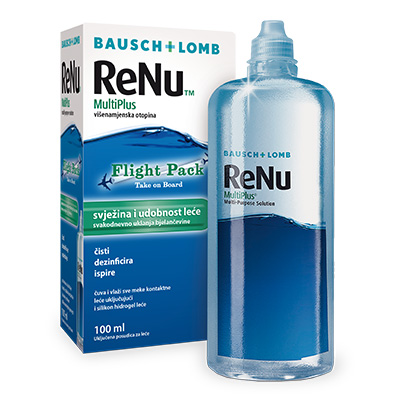 ReNu MultiPlus raztopina za mehke kontaktne leče, 100 ml