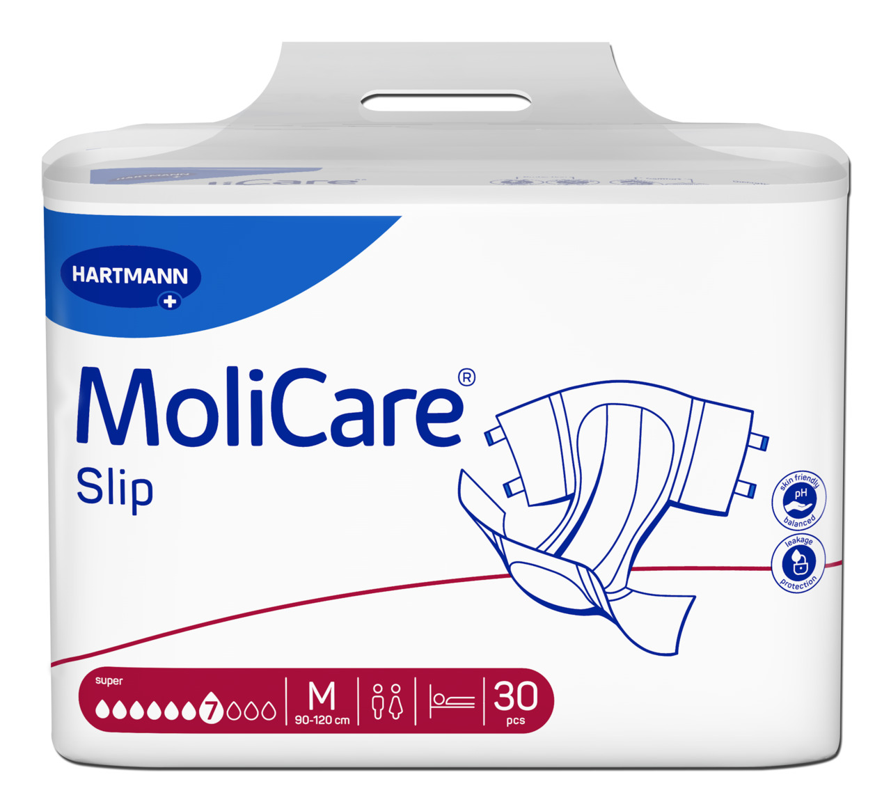 MoliCare Slip Super hlačne predloge – Medium, 30 predlog