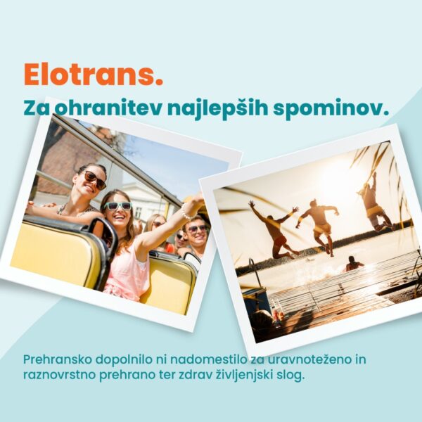 Elotrans Reload – izotonična mešanica elektrolitov, 15 vrečic