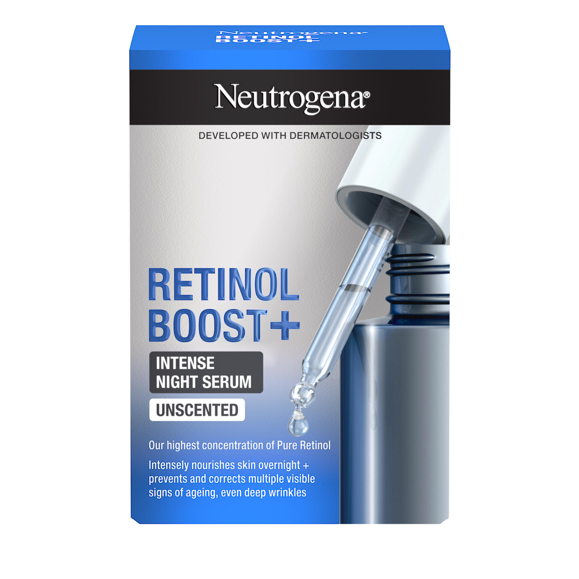 Neutrogena Retinol Boost+ intenzivni nočni serum, 30 ml