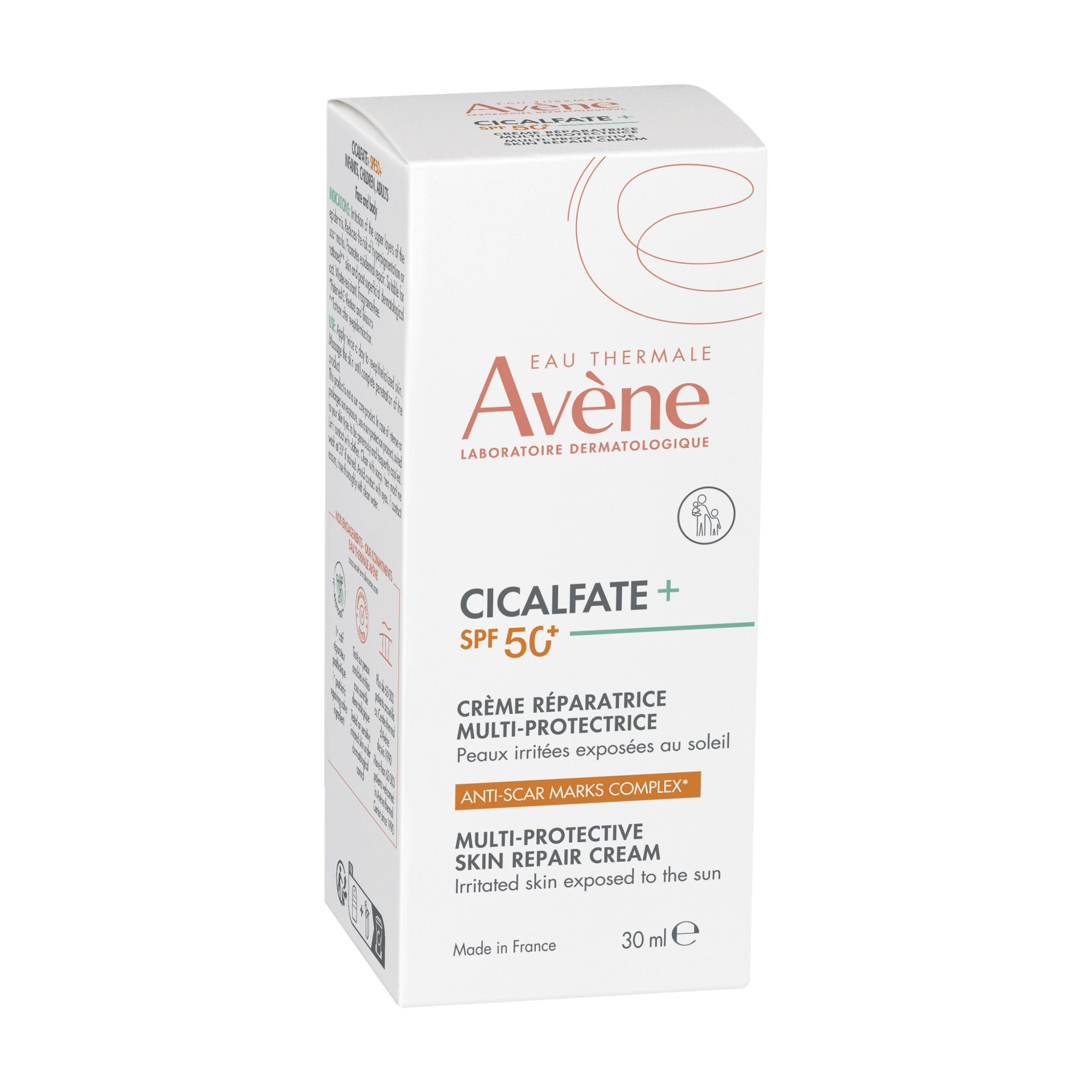Avène Cicalfate+ Zaščitna obnavljajoča krema ZF50+, 30 ml