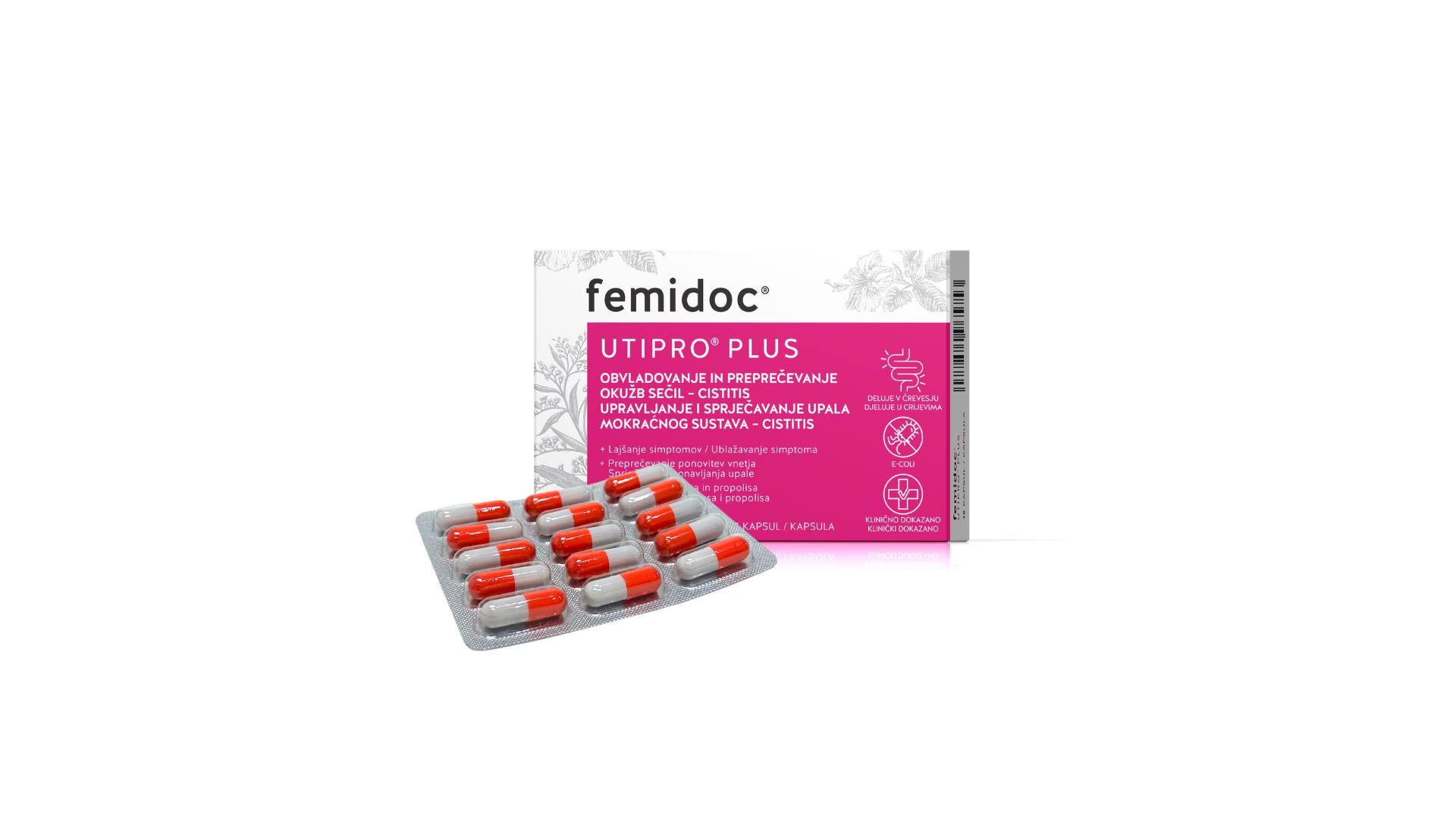 Femidoc Utipro Plus kapsule, 15 kapsul