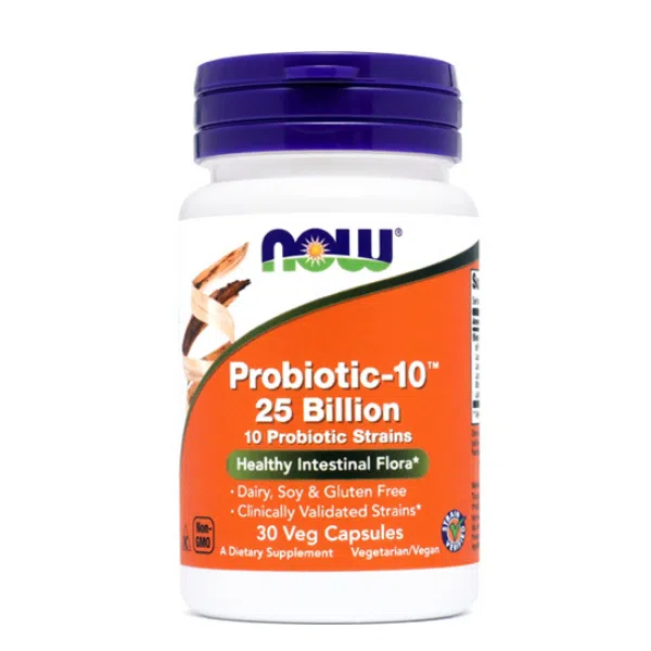 NOW Probiotic-10 25 milijard, 30 kapsul