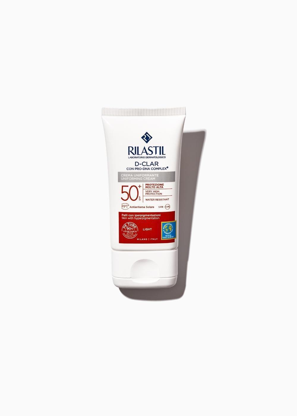 Rilastil D-Clar obarvana krema (odtenek light) ZF50+, 40 ml