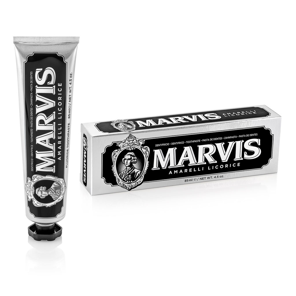 Marvis Amarelli Licorice Mint zobna pasta, 85 ml