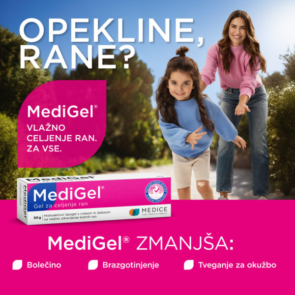 MediGel gel za celjenje ran, 50 g
