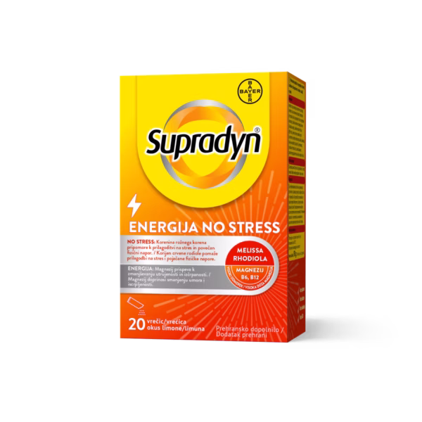 Supradyn Energija No Stress vrečke, 20 vrečk