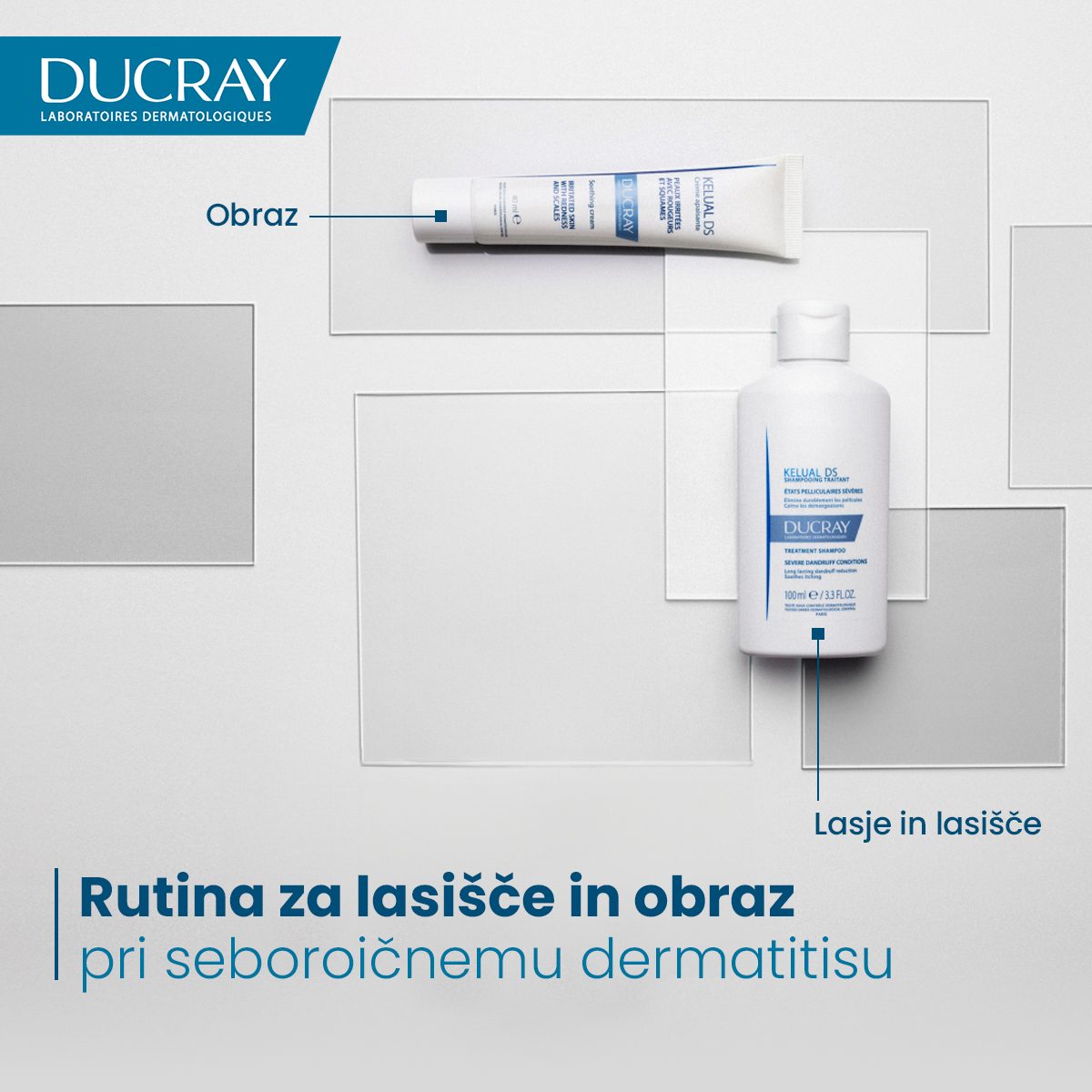 Ducray Kelual DS pomirjujoča krema, 40 ml