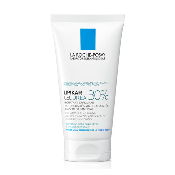 Lipikar 30 % Urea gel za ciljano uporabo na suhih in grobih predelih kože – La Roche-Posay, 50 ml