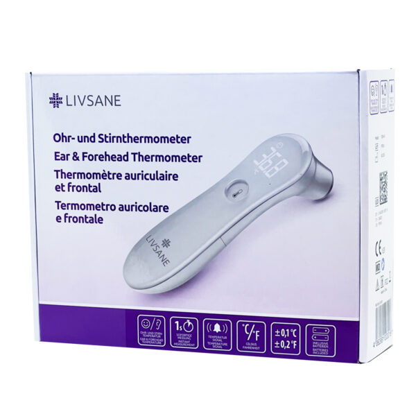 Livsane ušesni in čelni termometer