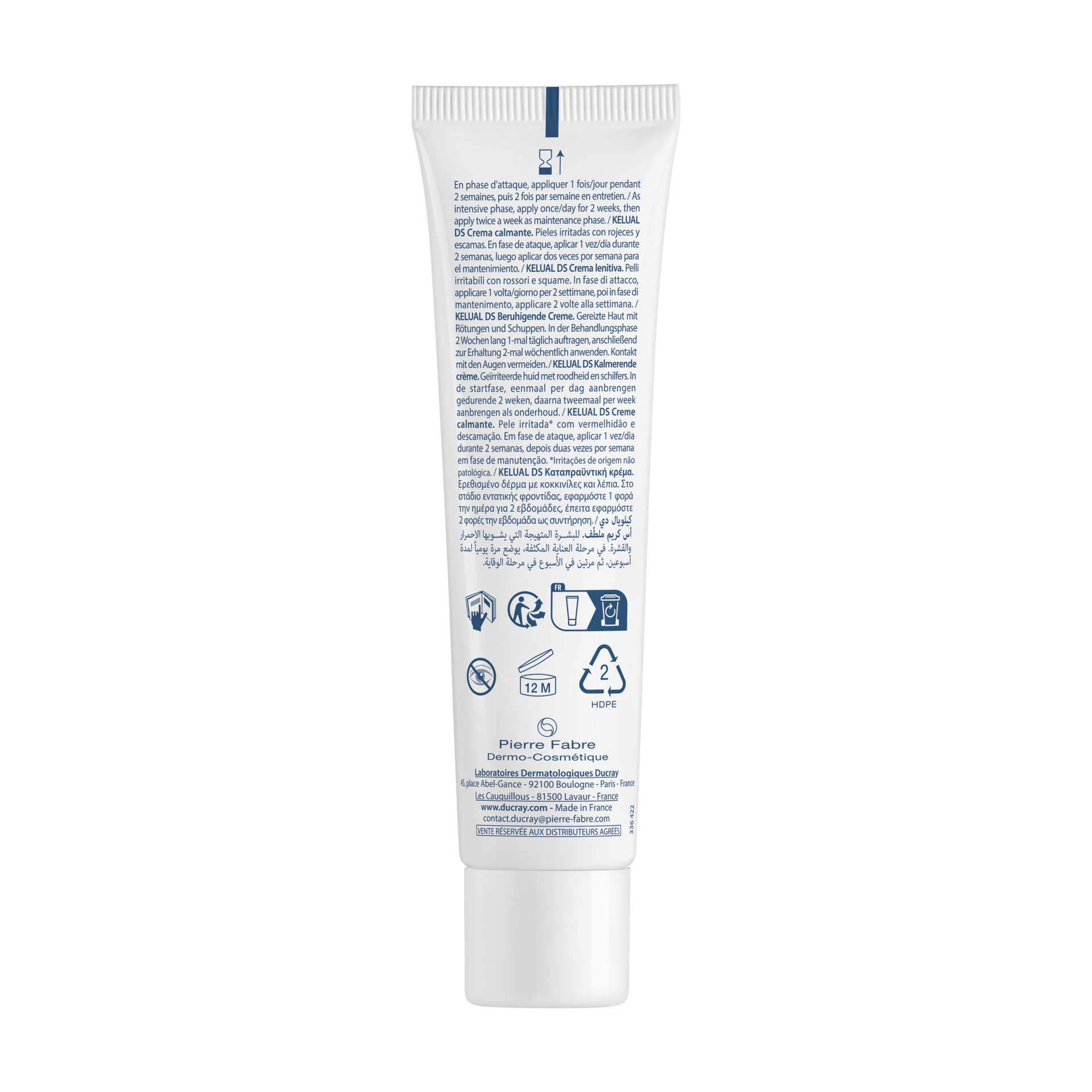 Ducray Kelual DS pomirjujoča krema, 40 ml